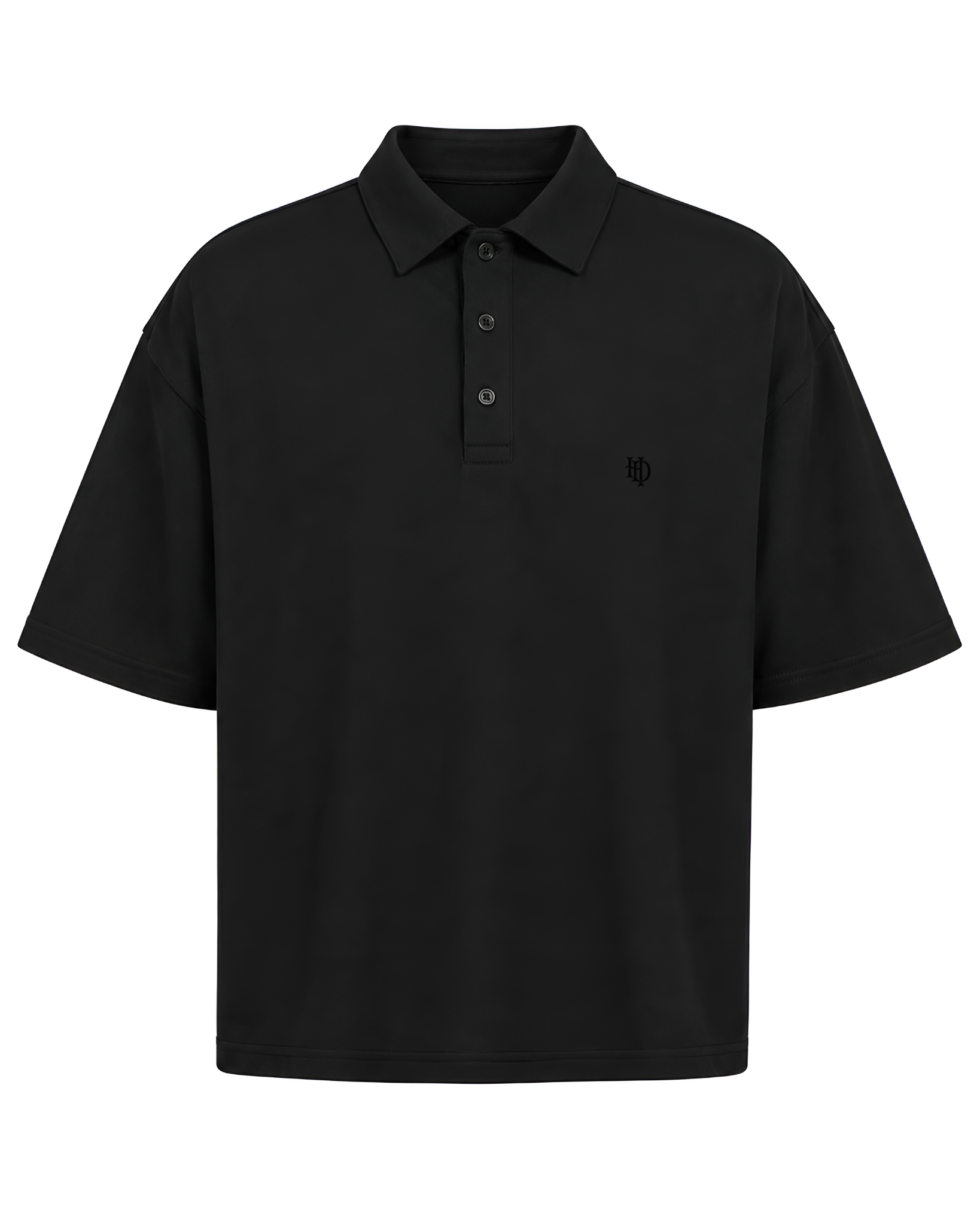Camisa Polo Negra