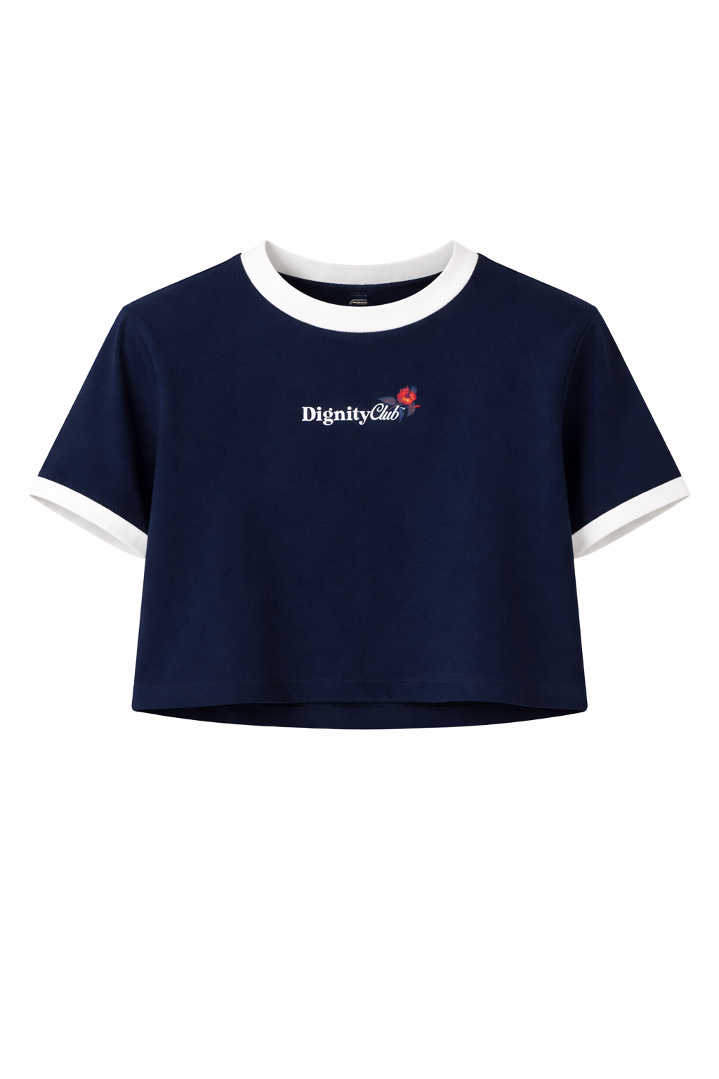 Camiseta Crop Azul