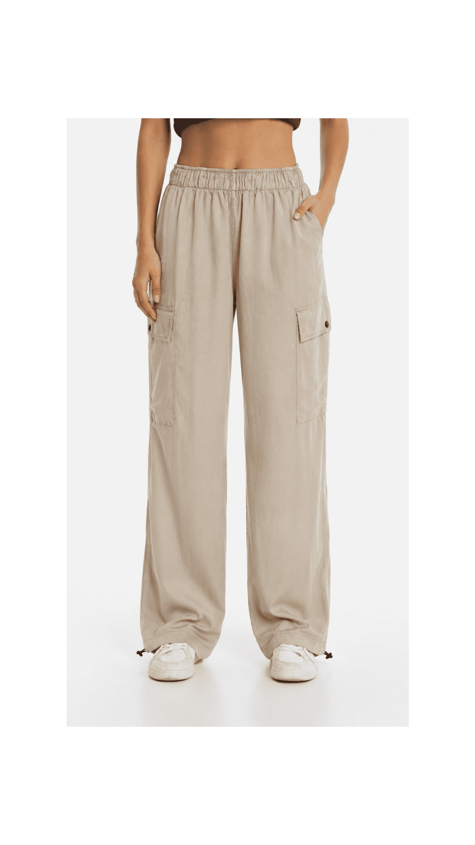 Pantalón Cargo Beige