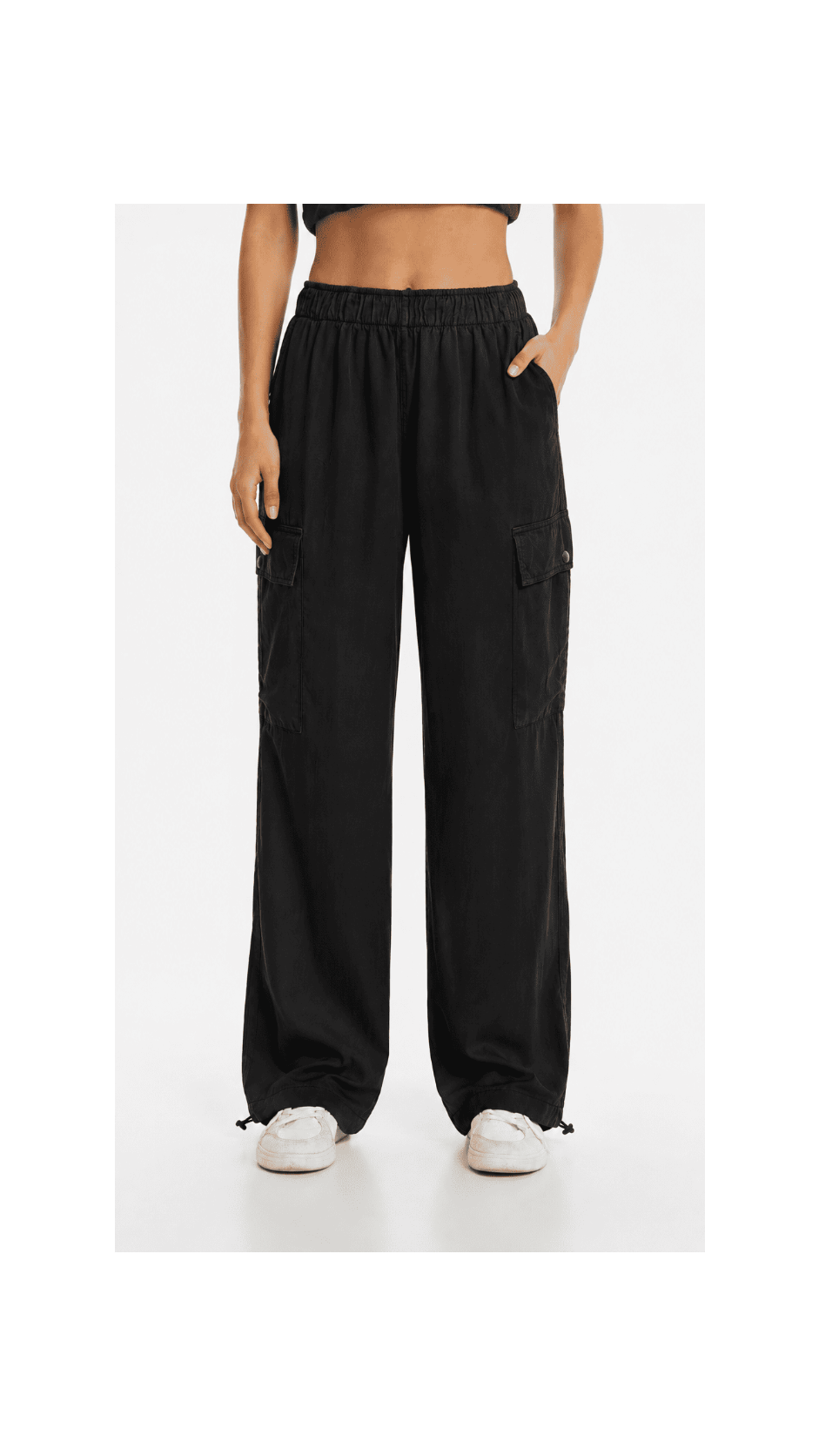 Pantalón Cargo Negro