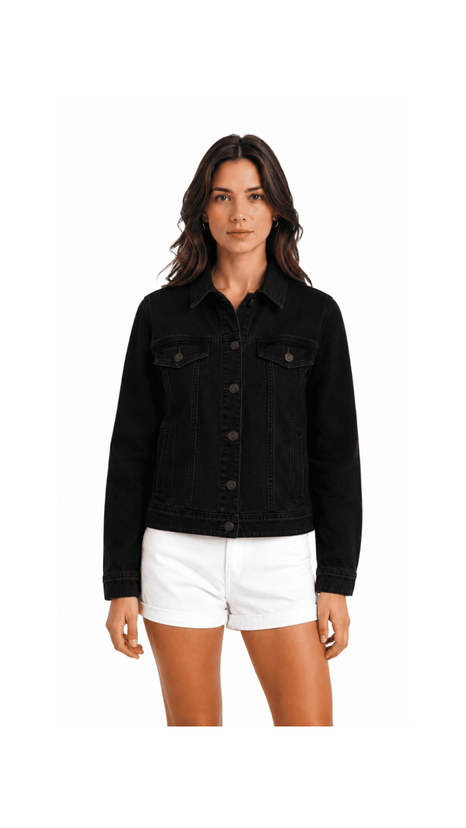 Chaqueta Trucker Negra