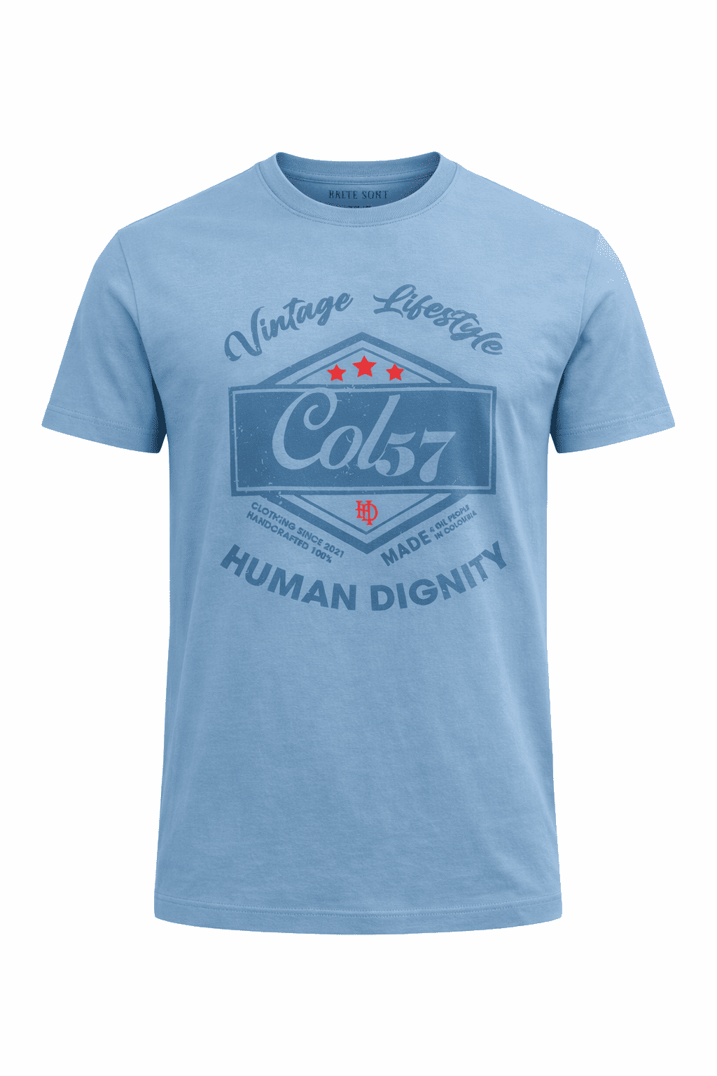 Camiseta Azul +57