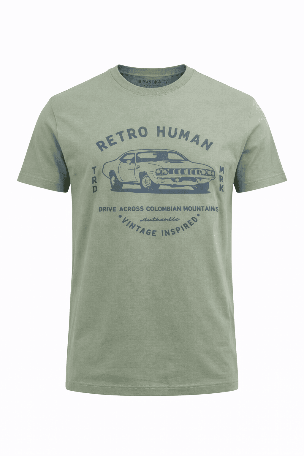 Camiseta Verde Retro