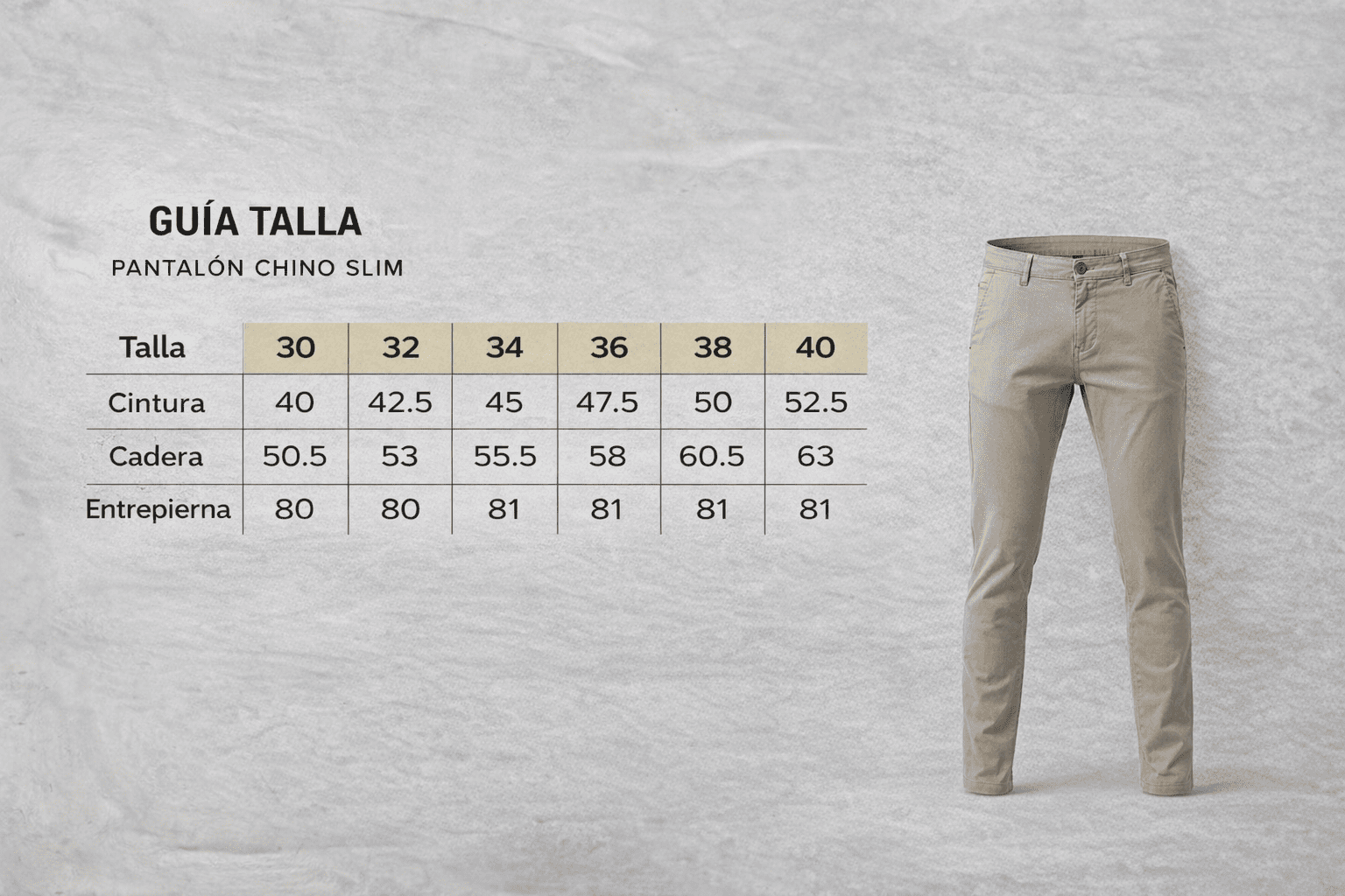 Pantalón Clásico Negro