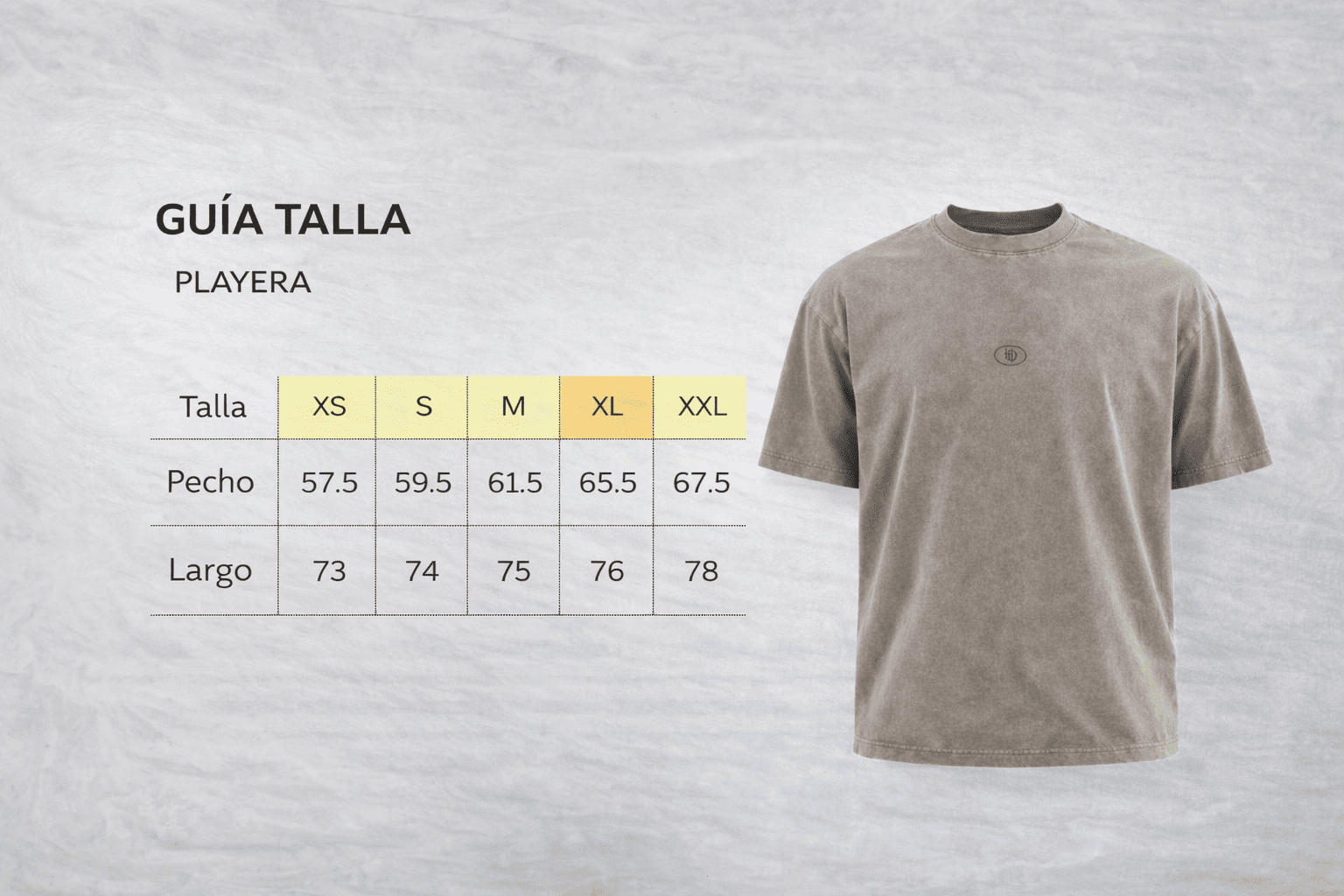 Camiseta Lavado Gris