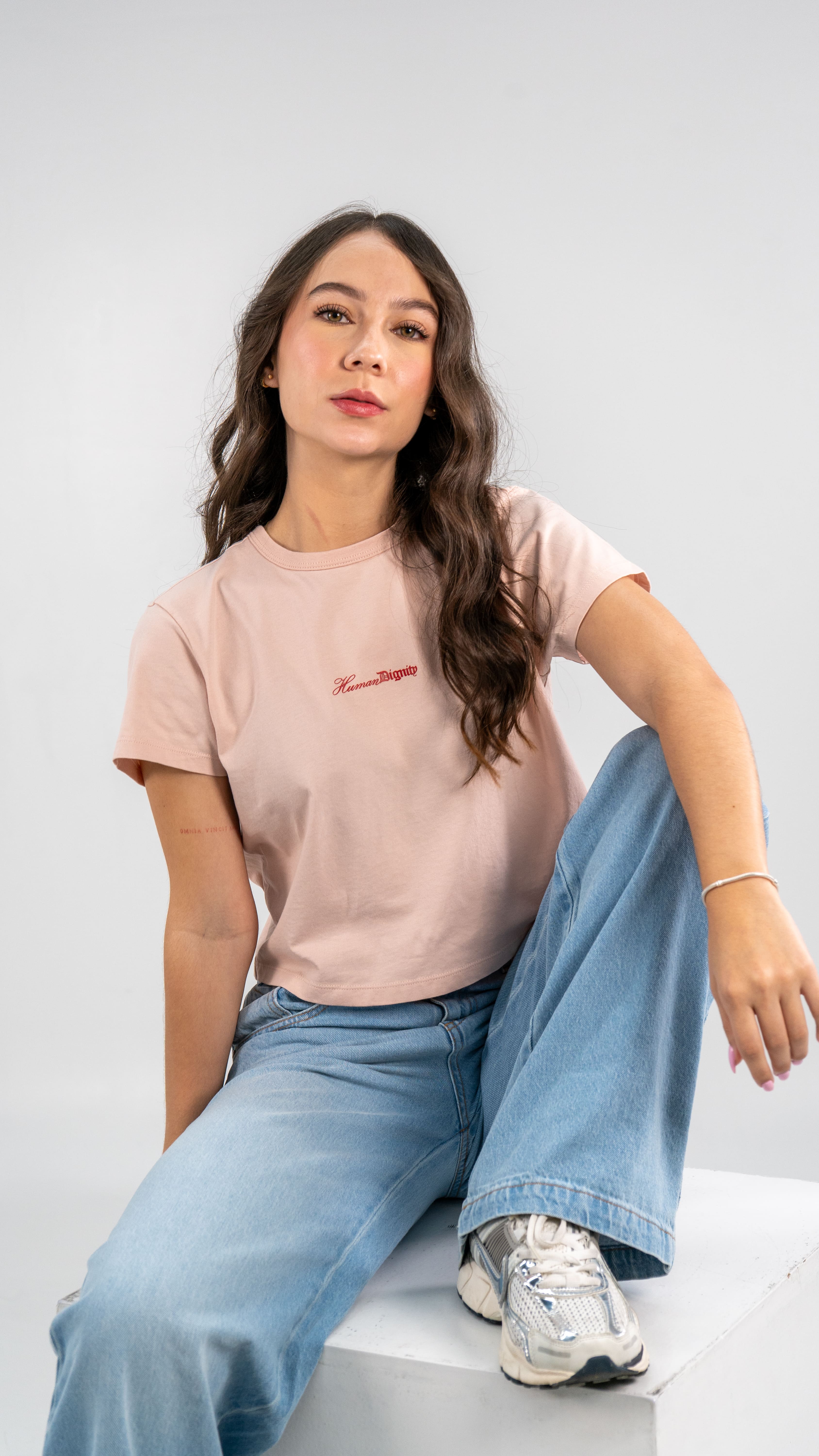 Camiseta Apertura Espalda Rosa
