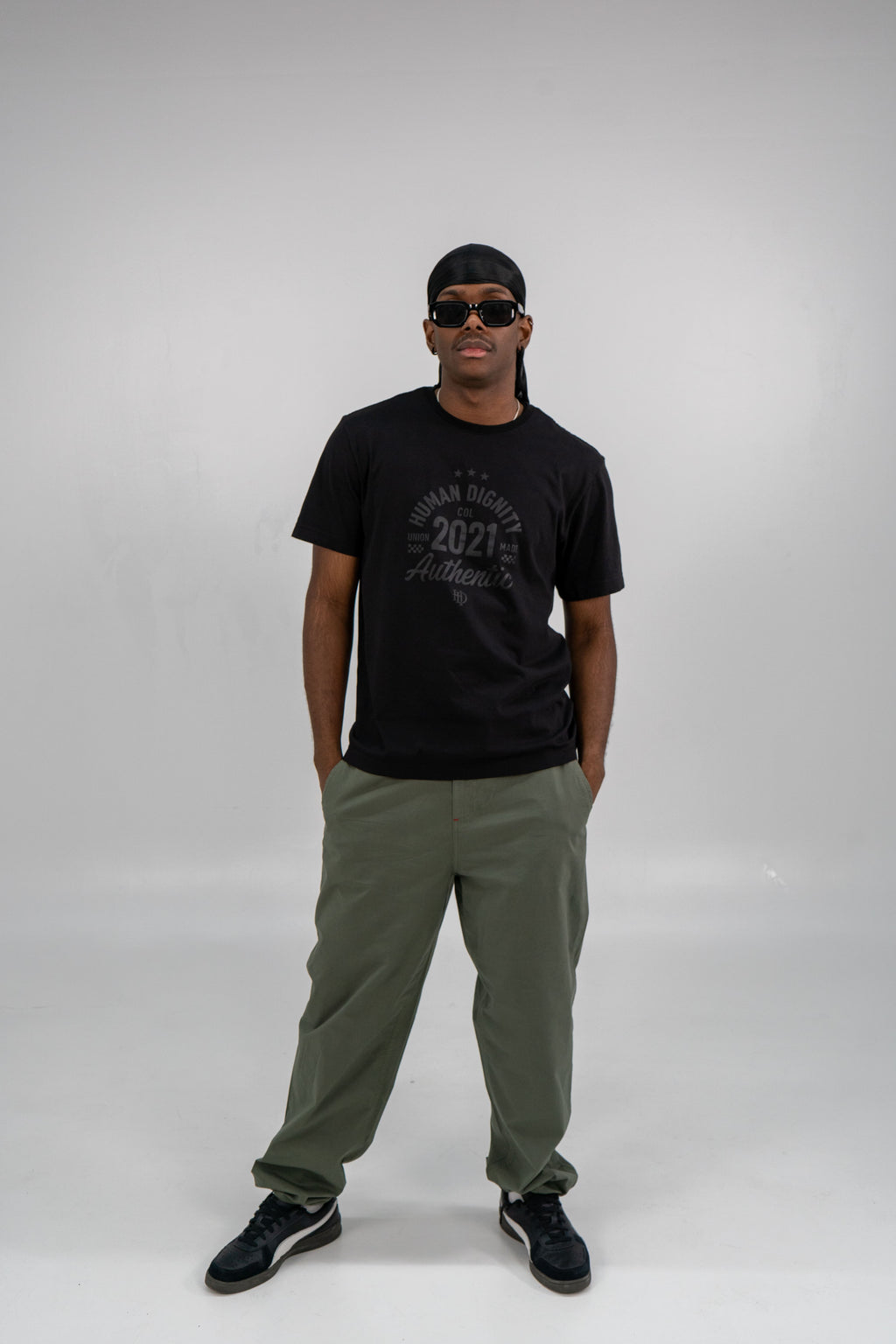 Jogger Fit Ancho Verde