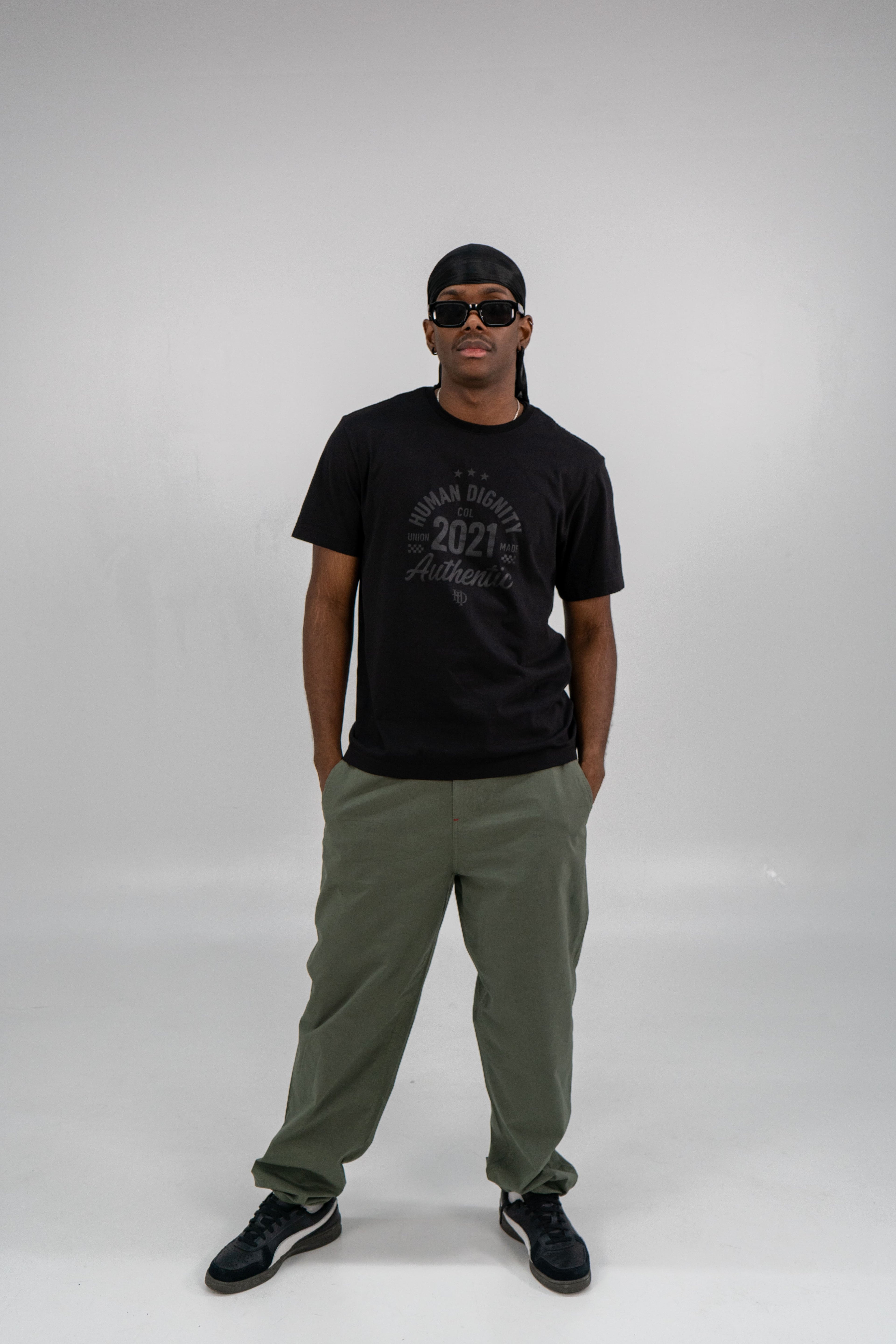 Jogger Fit Ancho Verde