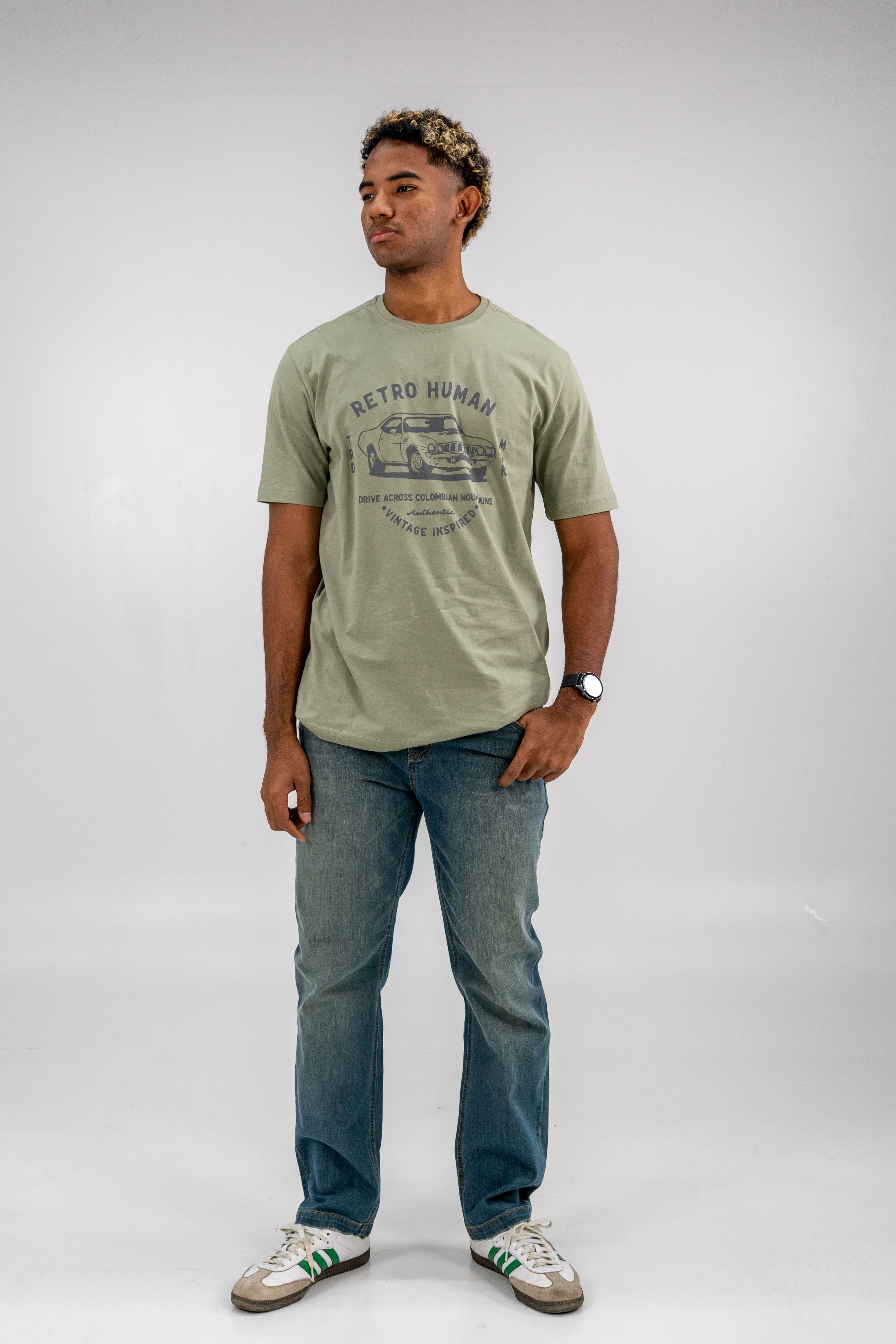 Jean Stretch Lavado Gris