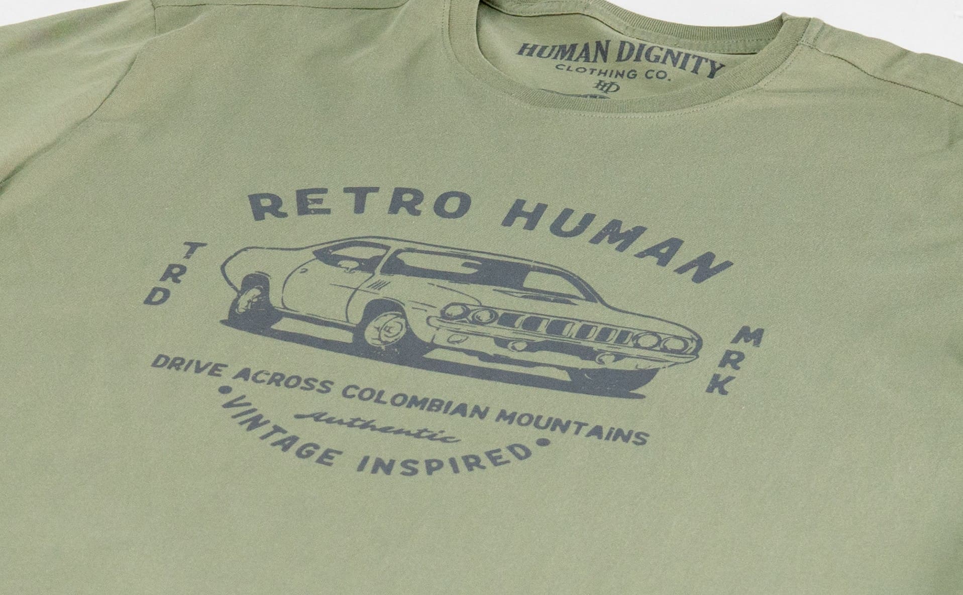 Camiseta Verde Retro