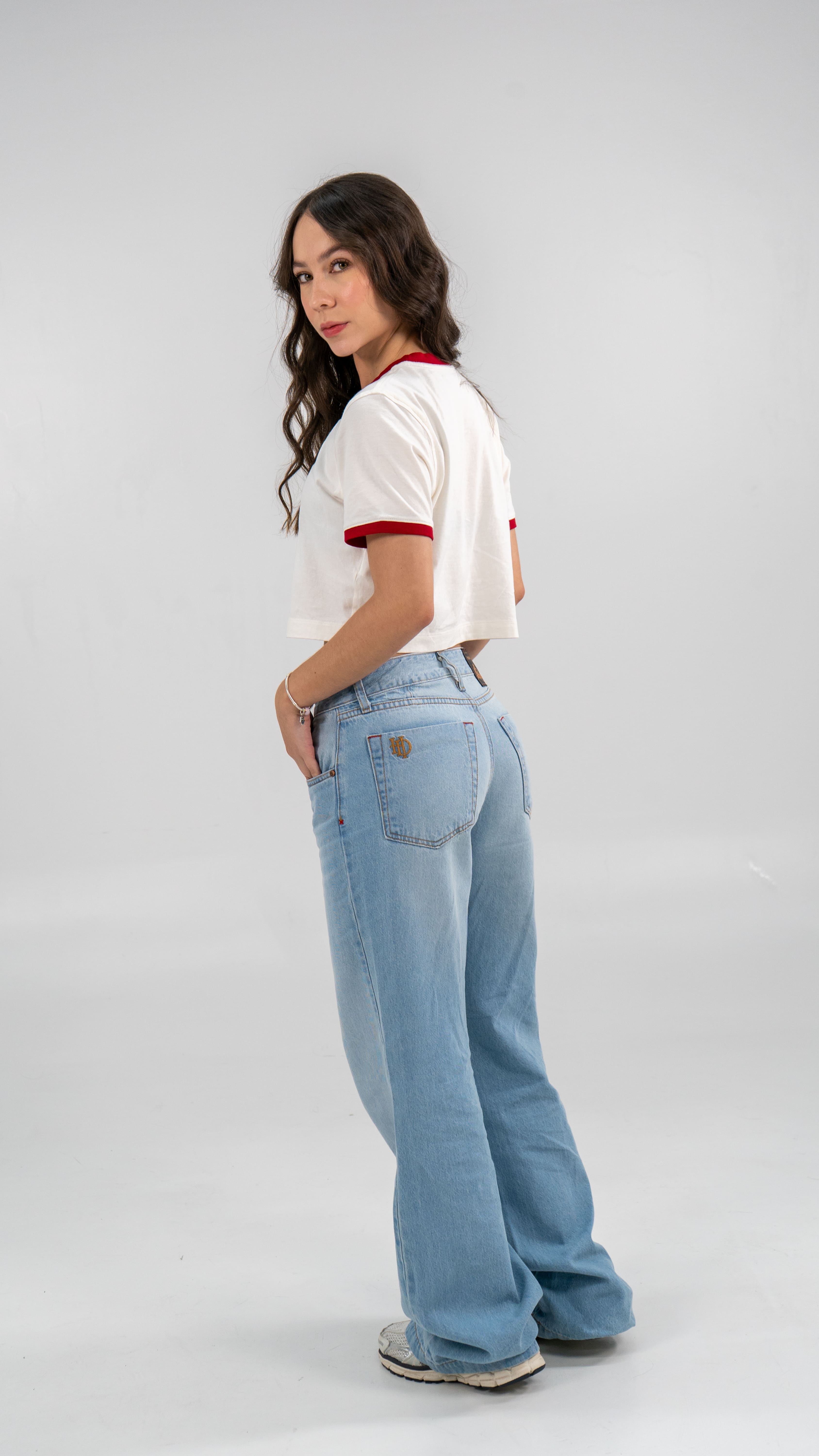 Jean Wide Azul
