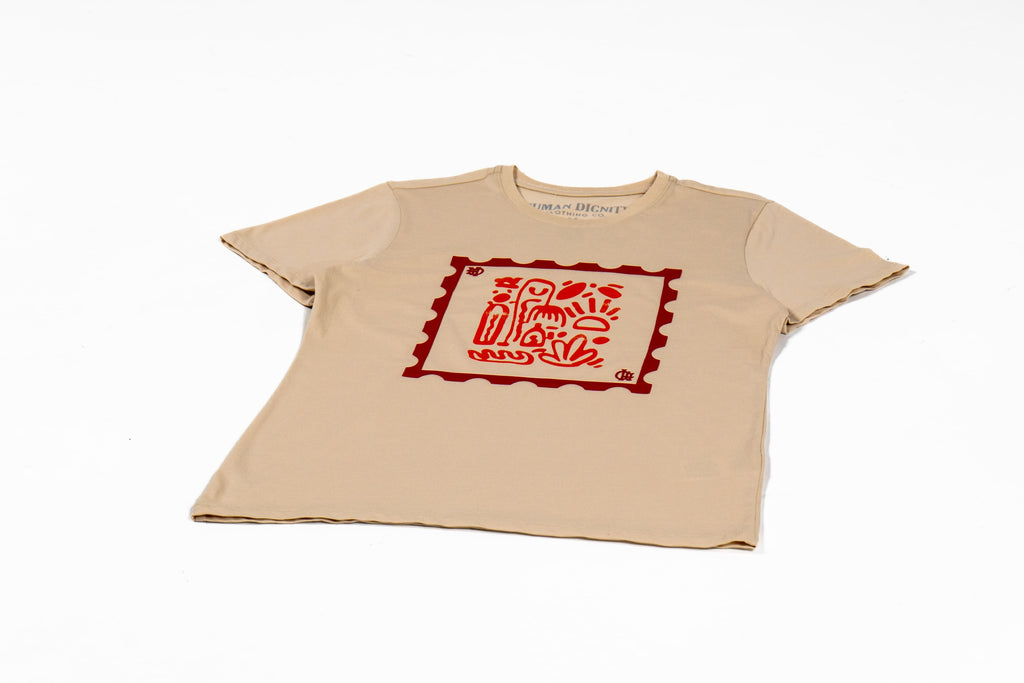 Camiseta Wild Beige