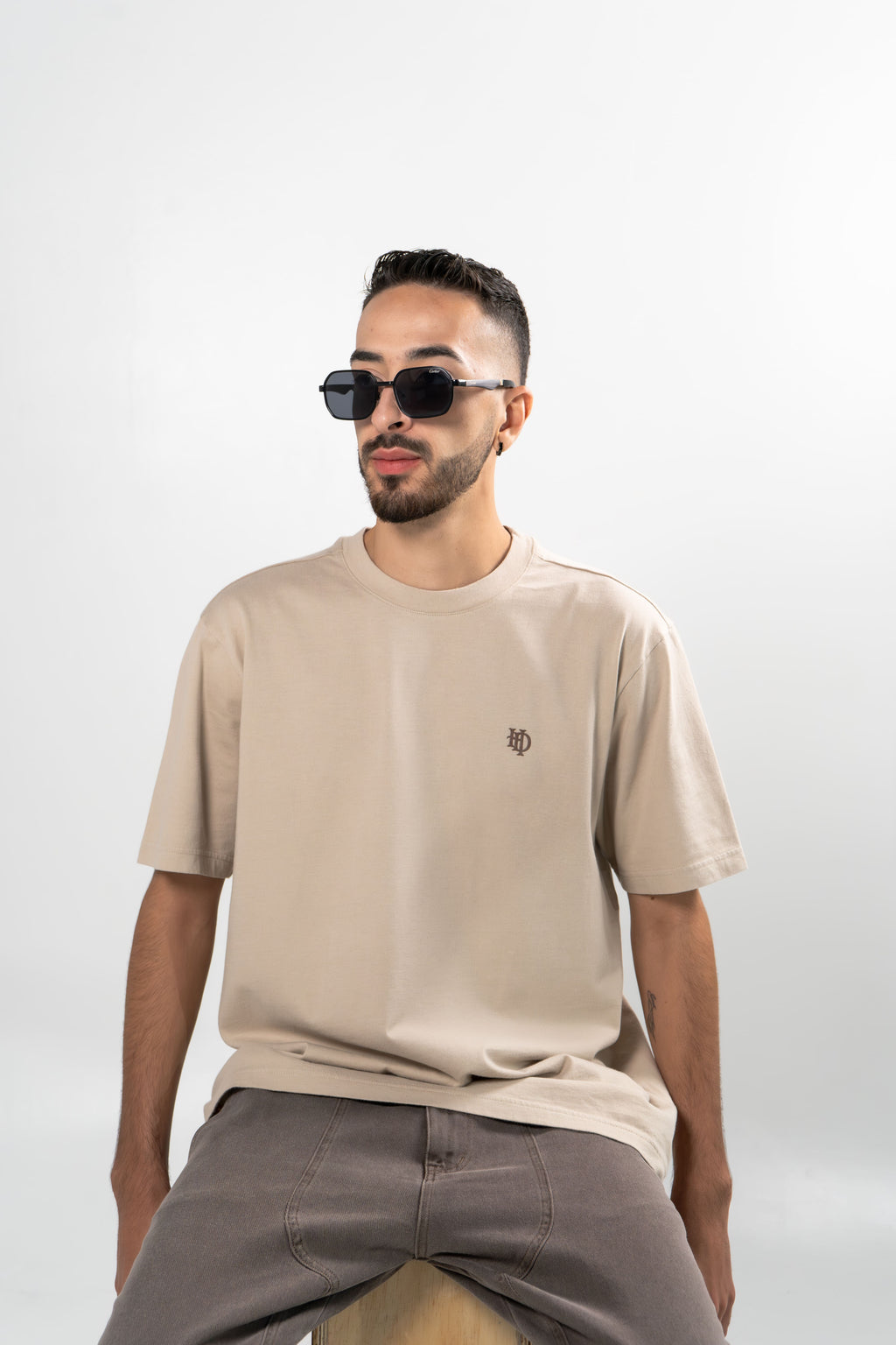 Camiseta Basic Beige