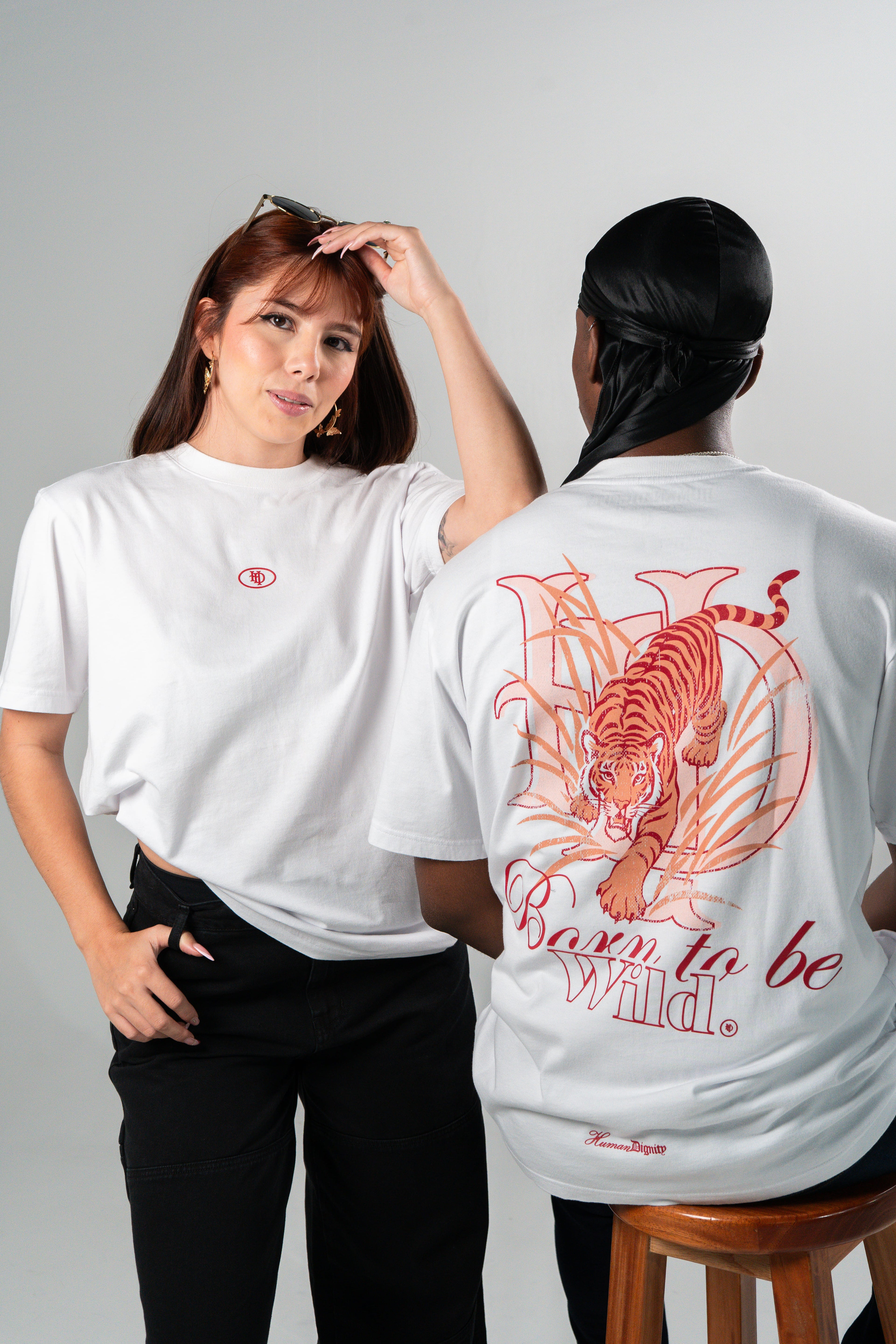 Camiseta Wild Blanca