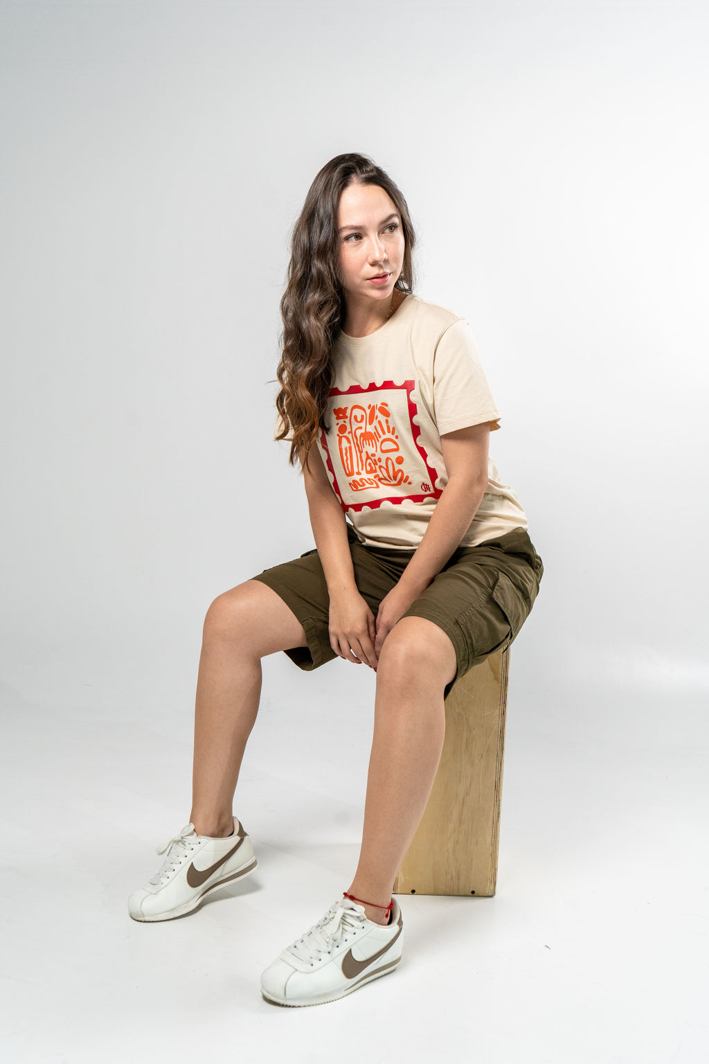 Camiseta Wild Beige