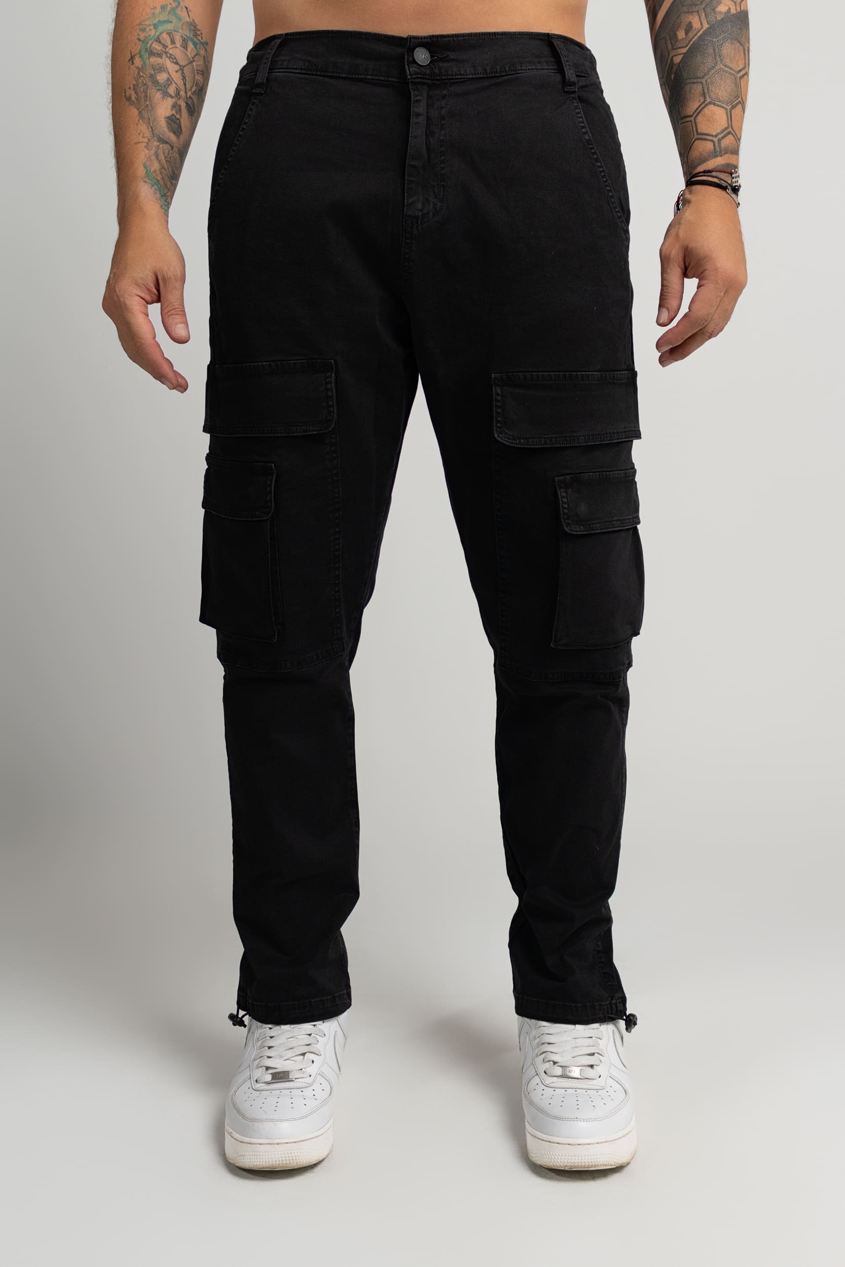 Pantalón Jogger Cargo Negro
