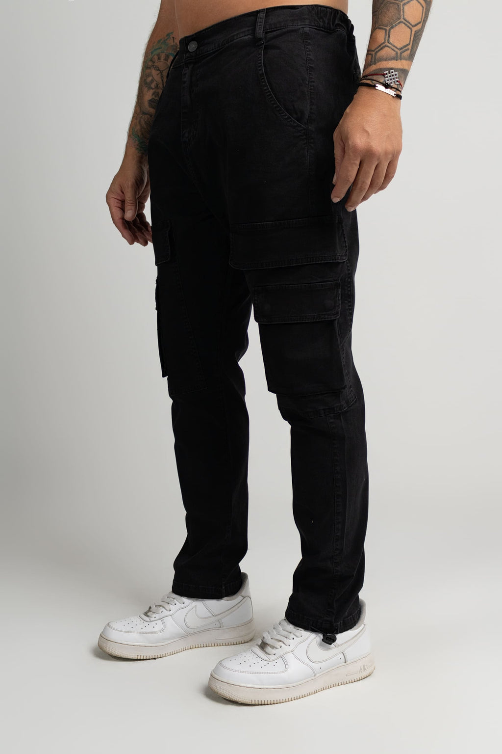 Pantalón Jogger Cargo Negro