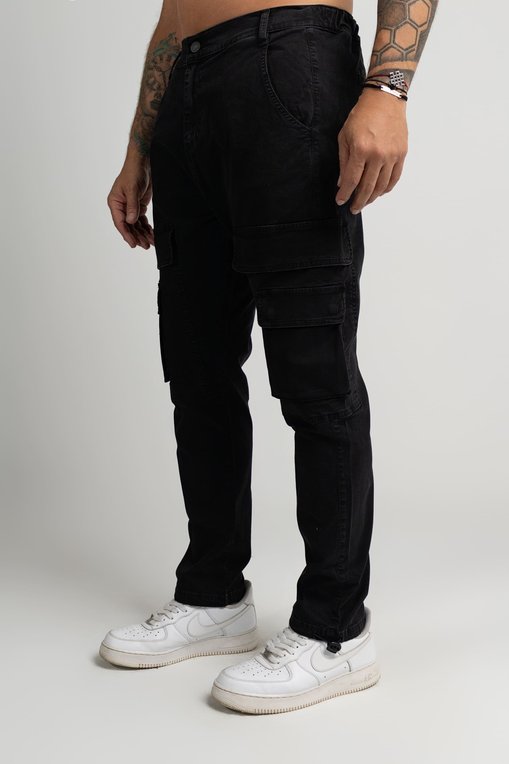 Pantalón Jogger Cargo Negro