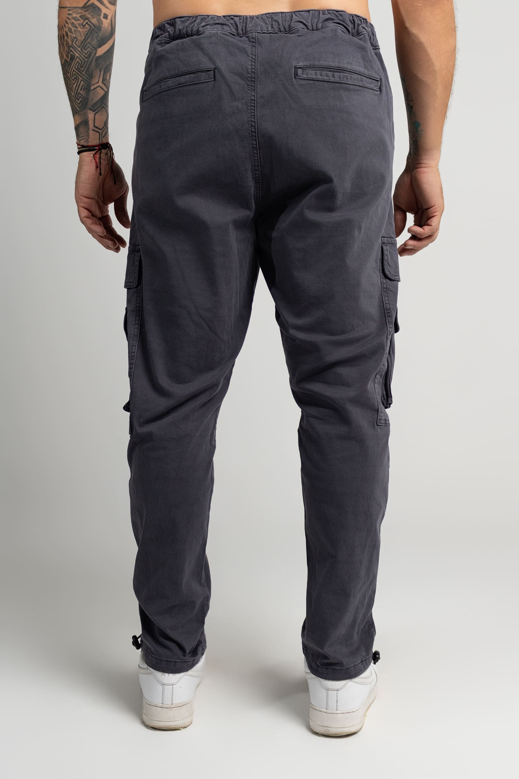 Jogger Cargo Doble Bolsillo Gris