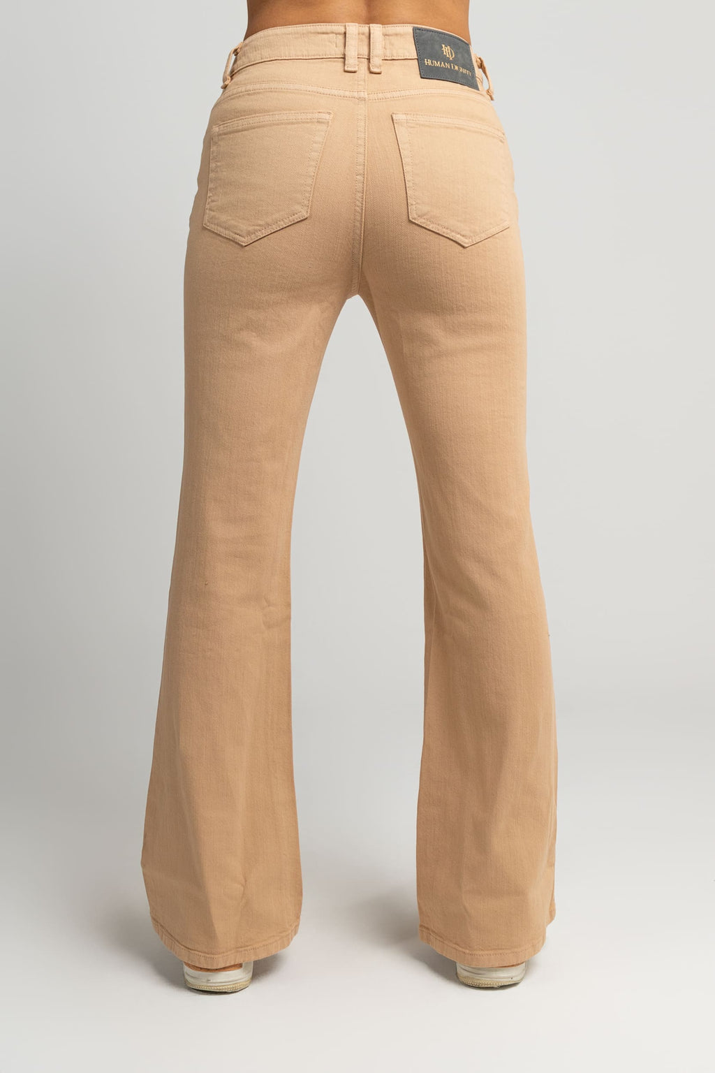 Jean Flare Strech Camel