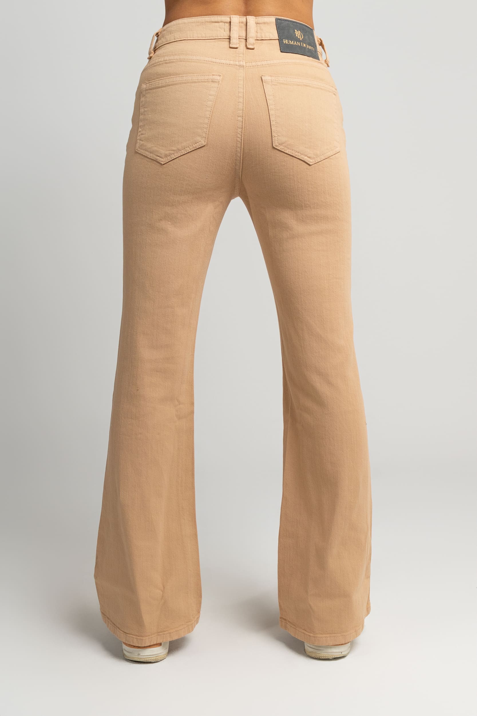 Jean Flare Strech Camel
