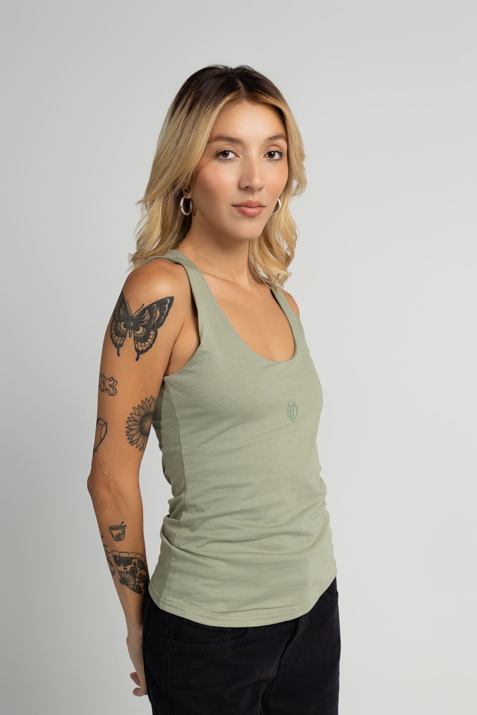 Camisilla Básica Verde