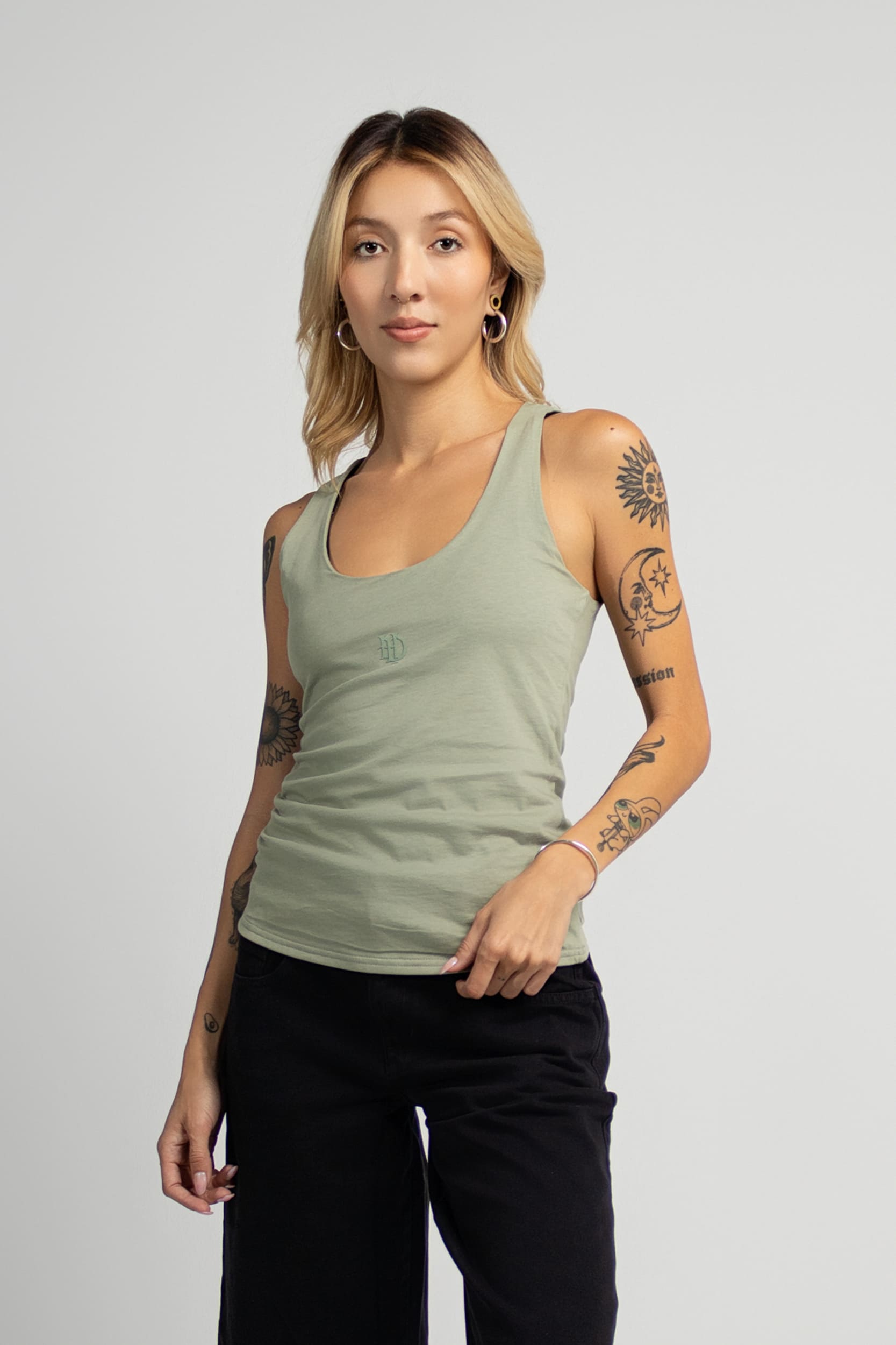 Camisilla Básica Verde