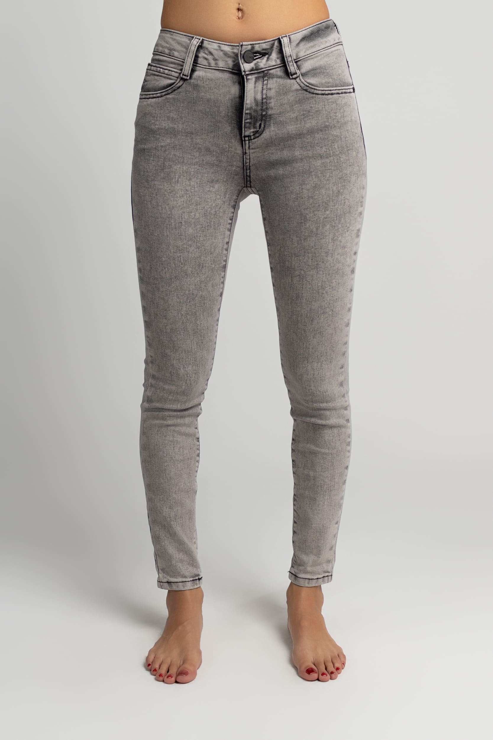 Jean Skinny Gris