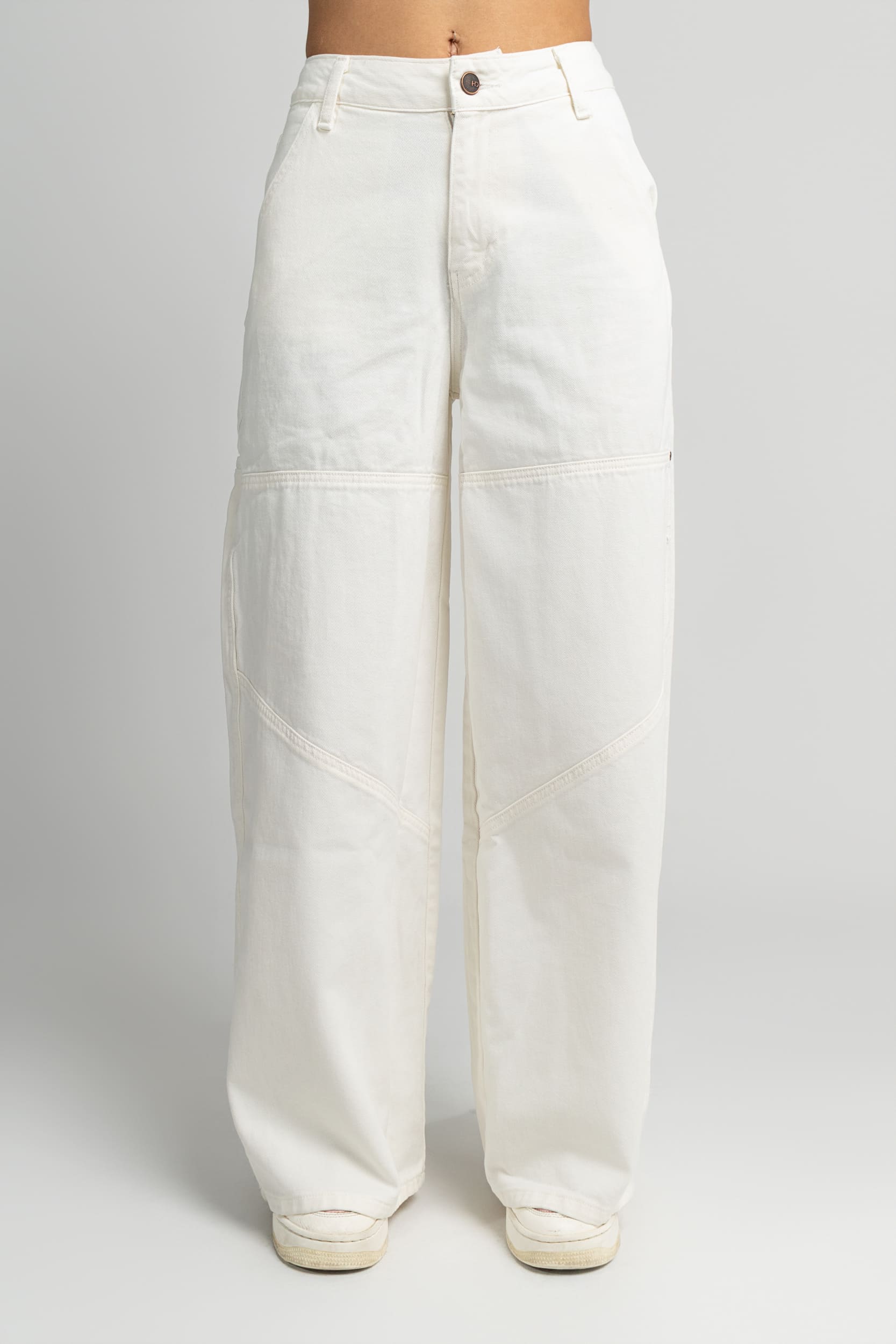 Jean Wide  Blanco