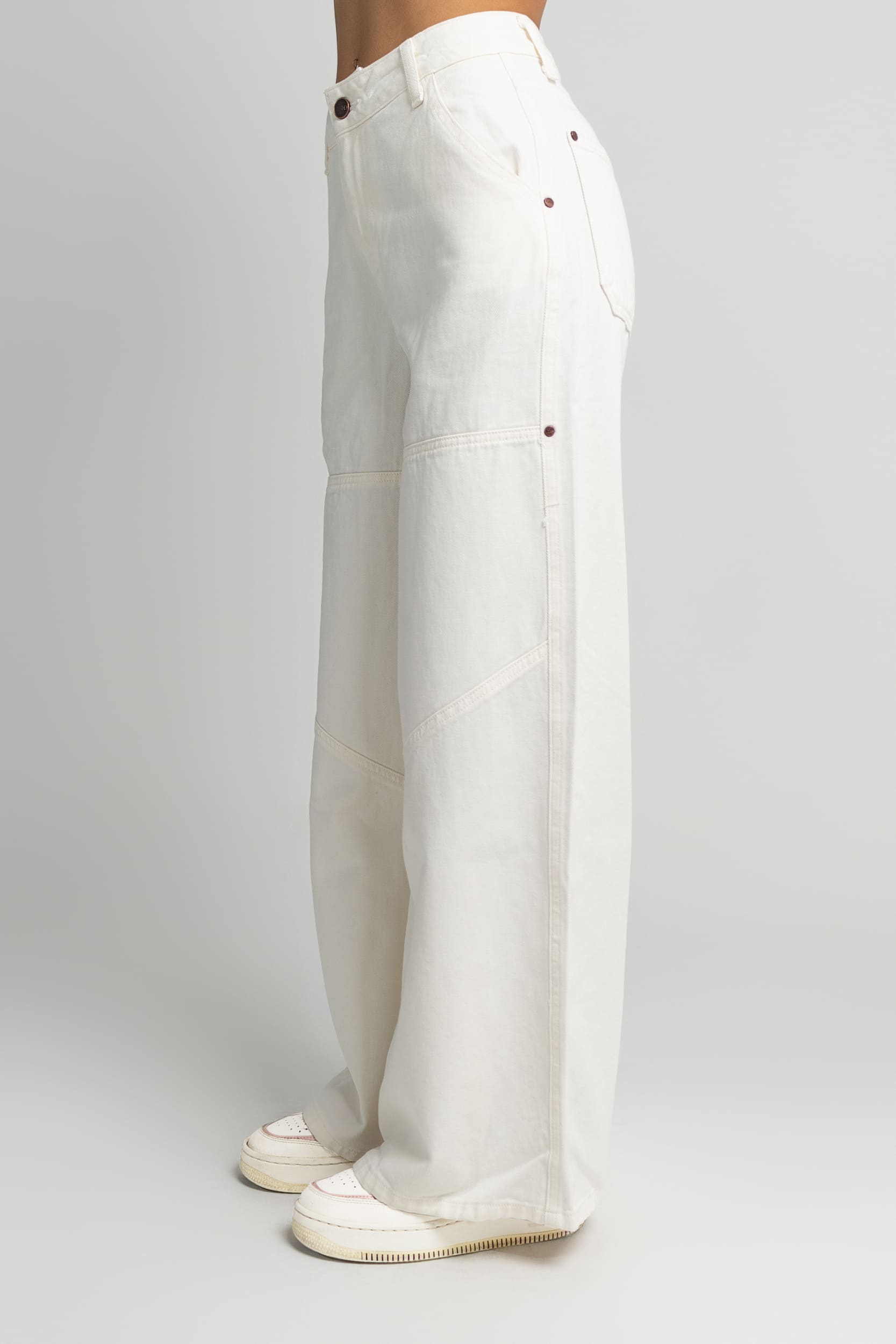 Jean Wide  Blanco