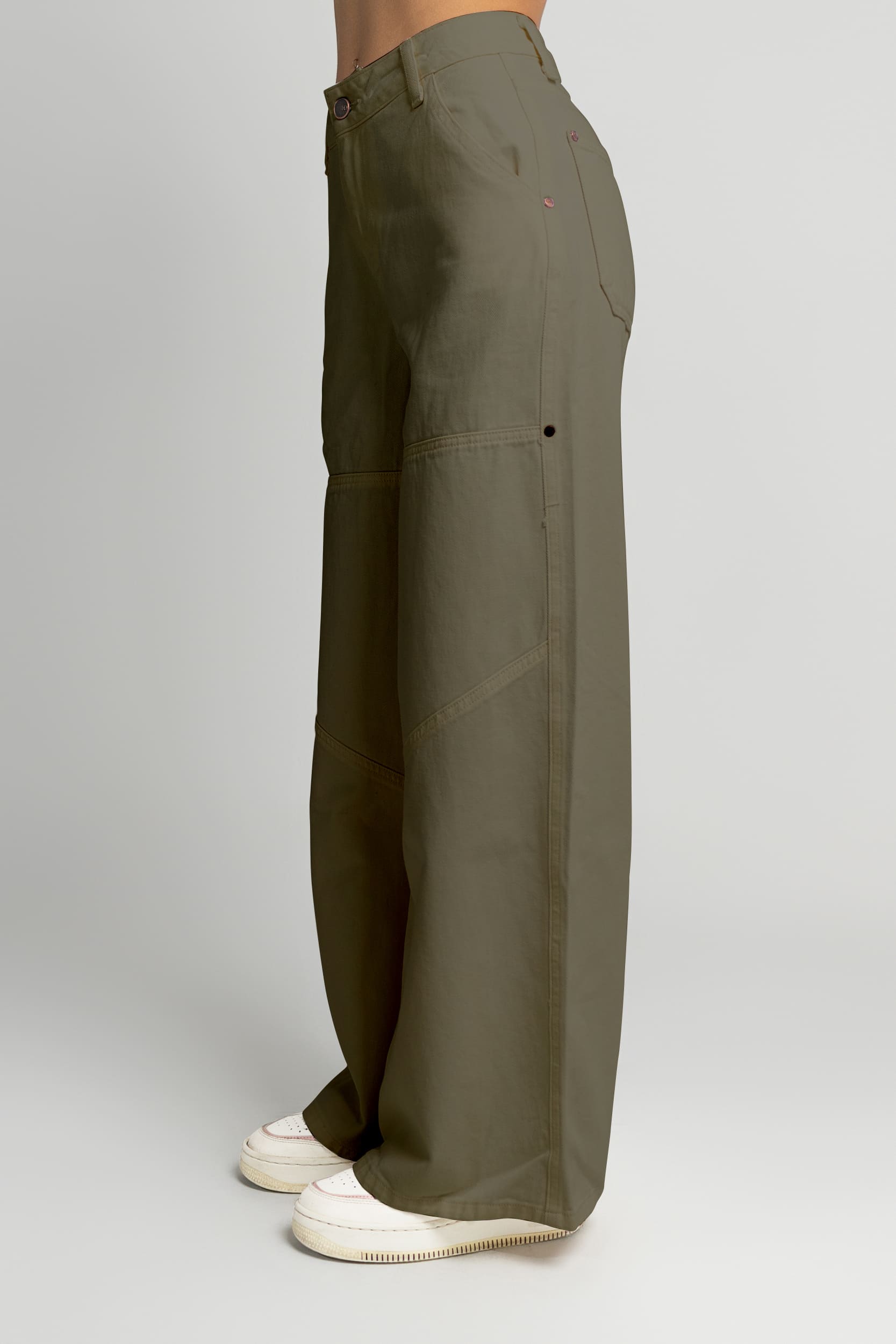 Jean Wide Verde