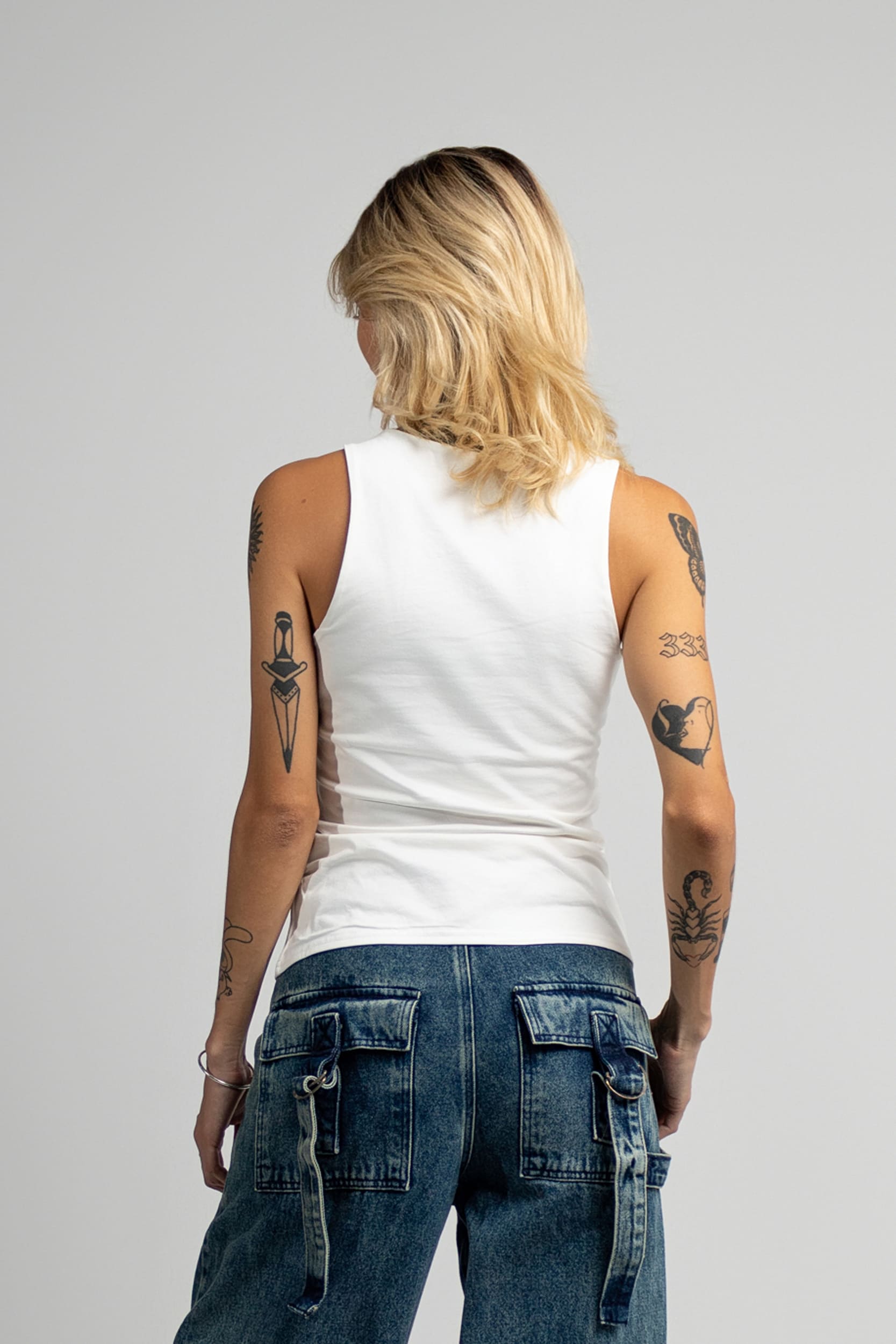 Camisilla Básica Blanca