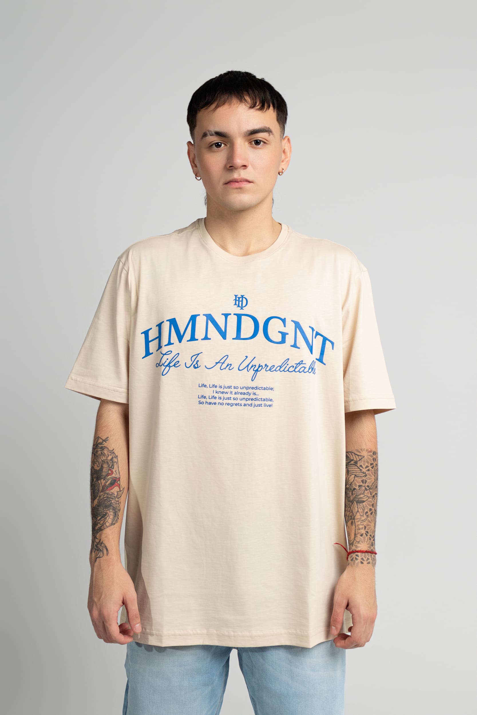 Camiseta HMN Beige