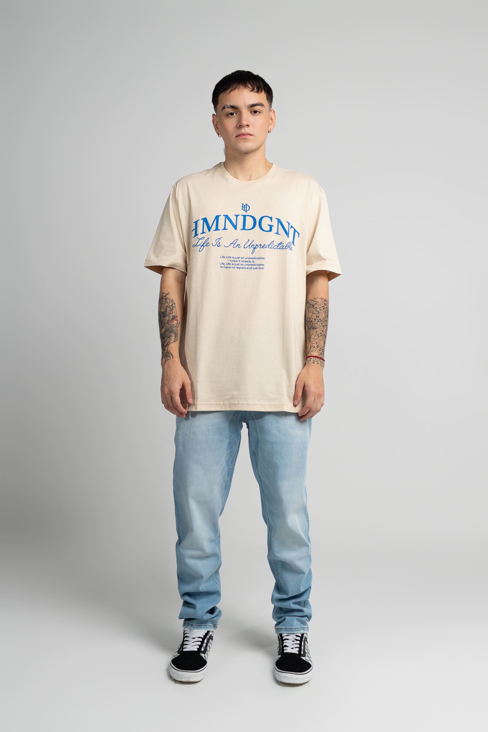 Camiseta HMN Beige