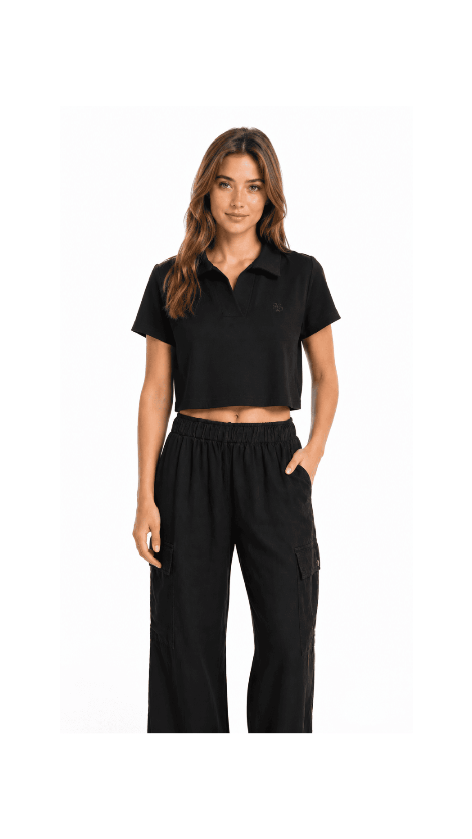 Camisa Polo Negra