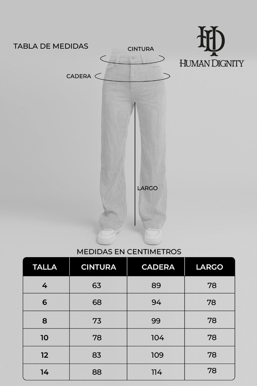 Pantalón corduroy Gris