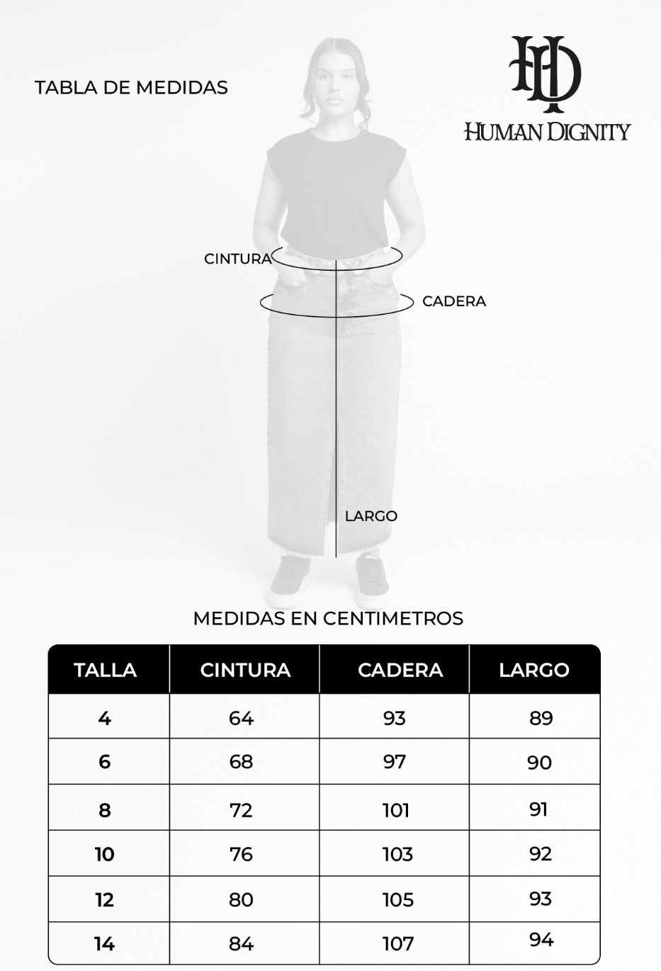 Falda Denim