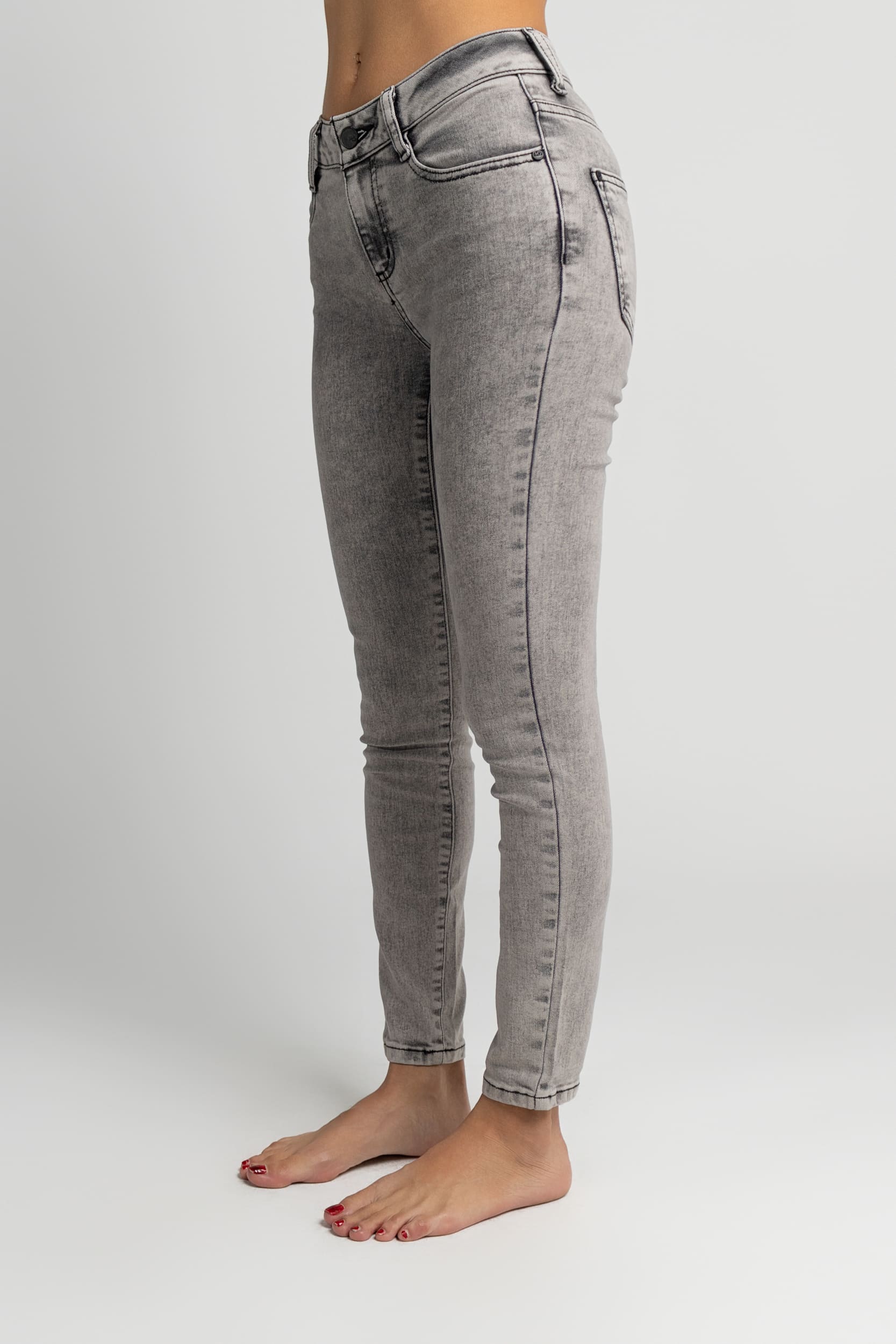Jean Skinny Gris